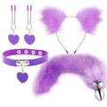 Fox Tail Anal Butt Plug Set