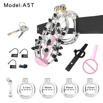 Barbed Chastity Cage Lock