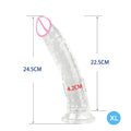 6-Size Realistic Strap-On Dildo