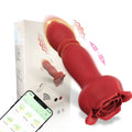 Telescopic Rose Vibrator Toy