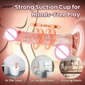 Silicone Vibrating Dildo with Heating