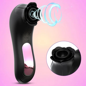 Rose Suction Silicone Vibrator