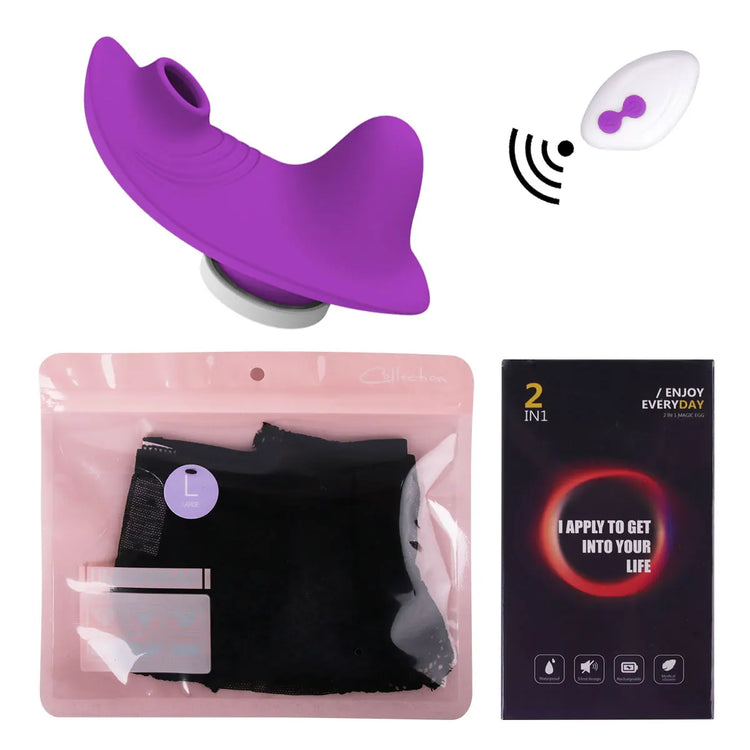Vibrating Clit Sucker Panties Vibrating Clit Sucker Panties