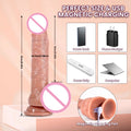 Silicone Vibrating Dildo with Heating