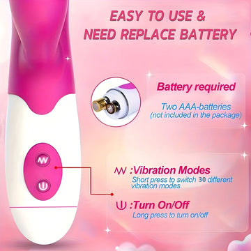 Large Rabbit Vibrator Stimulator