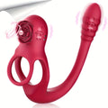 Vibrating Penis Sleeve with Ring