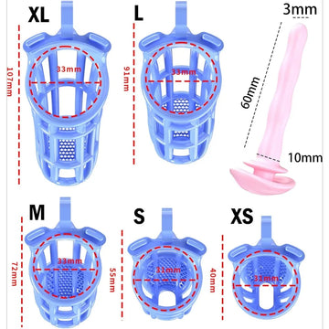 3D Breathable Chastity Cage