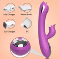 Dual-Tongue Clitoral Vibrator