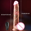 Telescopic Realistic Vibrator Dildo