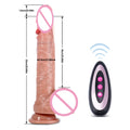 Silicone Vibrating Dildo with Heating