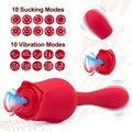2-in-1 Rose Vibrator for Women