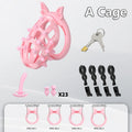 Male Chastity Cage Set