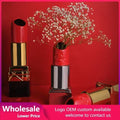 Lipstick Shape Ceramic Vase