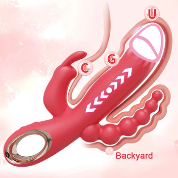 3-in-1 Rabbit Female Vibrator