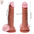 Liquid Silicone Suction Dildo