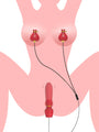 G-Spot Vibrator with Nipple Clamps