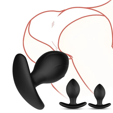 Silicone Anal Plug & Prostate Massager for Men and Women