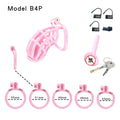 Honeycomb Pink Chastity Cage