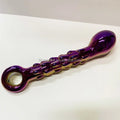 Multicolor Glass Dildo Plug