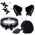 Fox Tail Cosplay Anal Plug Set