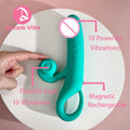G-Spot Vibrator with Nipple Clamps