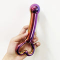 Multicolor Glass Dildo Plug