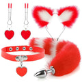 Fox Tail Anal Butt Plug Set