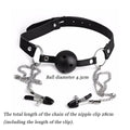 BDSM Nipple Clamp & Restraints Kit