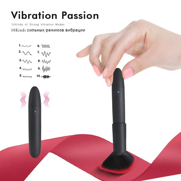 Makeup Brush Pleasure Vibrator