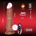 Telescopic Rotating Dildo