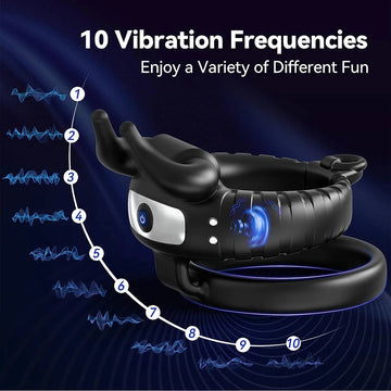 Vibrating Cockring Delay Massager
