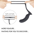 Male Prostate Massage Vibrator Silicone Stimulator for Men