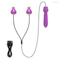 G-Spot Vibrator with Nipple Clamps