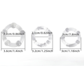 Cupid's Secrets 3pcs Beaded Cock rings