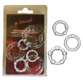Cupid's Secrets 3pcs Beaded Cock rings