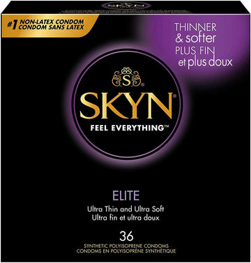 SKYN Elite Non-Latex Lubricated Condoms, 36 Count