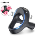 Zukasy Vibrator Cockring Penis Cock Ring on for Man Delay Ejaculation Sex Toys for Men Couple Rings Penisring Toys for Adults 18