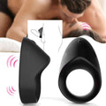 Cupid's Secrets Silicone Vibrating Penis Cock Ring 20 Speeds Enhancer Sex toys For Men Couple Rechargeable Vibrators Adult Products