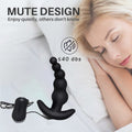 Cupid's Secrets Vibrating dildo Waterproof anal Butt Plug, 10 Mode Black Color Silicone Clitoris Stimulator Vibrator Female Anal Sex Toys