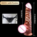 Realistic Dildos for Women Skin Sliding Foreskin Testicles Dildo Anal Vaginal Stimulation Strapon Big Penis Sex Toys for Woman
