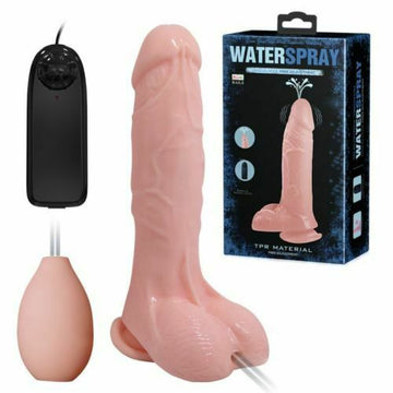 Squirting dildo with pump and injector