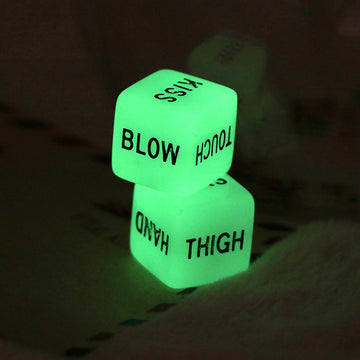 Glowing Love Dice Adult Toy