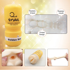 snail cup masturbator 8 Best Homemade Masturbator Sex Toys For Men | Fleshlights main image 1
